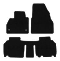 Dywaniki welurowe WLG BASIC do Renault Kangoo II 2013- czarne