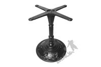 NOGA STOŁU F11 - NISKA Z KRZYŻAKIEM GRZYBKI ŻELIWNA PODSTAWA