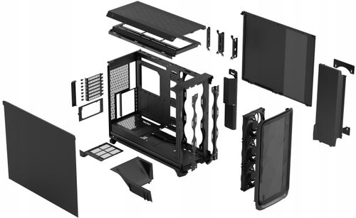 Obudowa do komputera Fractal Design Meshify 3 Solid Midi Tower ATX Czarny na Arena.pl