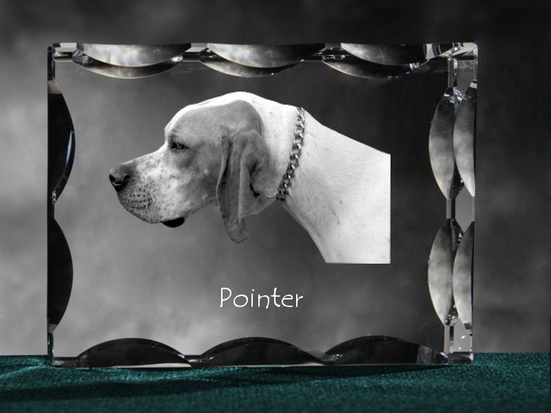 Pointer I ramka kryształowa z psem Art-Dog zdjęcie 4