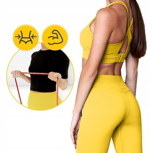 GUMY TAŚMY OPOROWE POWER BAND DO ĆWICZEŃ TRENING FITNESS ZESTAW 5 szt. na Arena.pl