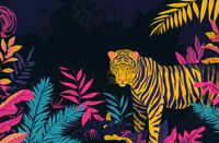 Plakat 91,5x60cm Tygrys w Rozdarciu