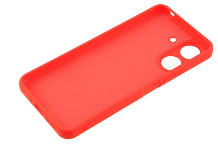 Etui silikonowe Tint do Xiaomi Redmi 13C czerwony zdjęcie 3