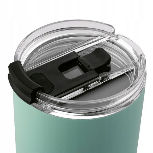 KUBEK TERMICZNY ze słomką PRÓŻNIOWY ZIELONY DUŻY Konighoffer Davos 1200 ml na Arena.pl