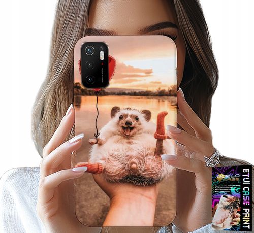 ETUI DO XIAOMI POCO M3 PRO 5G - Z NADRUKIEM SŁODKI JEŻYK PIGMEJSKI, CASE na Arena.pl