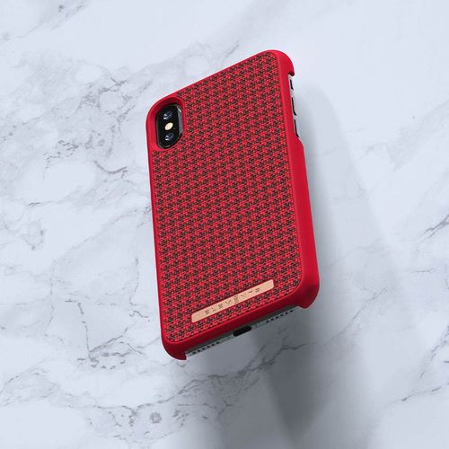 Materiałowe etui do iPhone Xs / X (Red) na Arena.pl