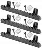 Listwa Zębata do Bramy, Poliamidowa z Rdzeniem Stalowym, 0,33m - kpl 3