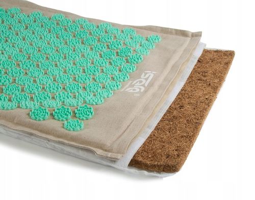 MATA DO AKUPRESURY Z KOLCAMI NATURALNA KOKOS GRYKA na Arena.pl