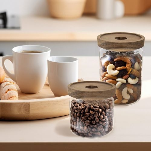 Pojemnik Szklany Kuchenny Szczelny do Żywności Produktów Sypkich 0,97L na Arena.pl