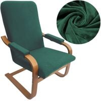 POKROWIEC NA FOTEL FINKA WELUR AKSAMIT ZIELONY