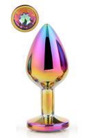 korek analny gleaming love multicolour plug medium dreamtoys