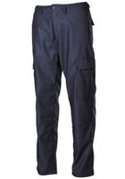 Spodnie US  BDU niebieskie wzmocnienia na kolanach i pośladkach L