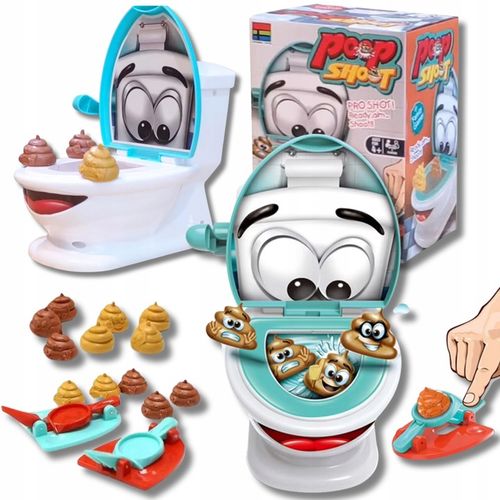 RODZINNA GRA ZRECZNOSCIOWA KUPA DO SEDESU TRAF KUPĄ DO SEDESU WC ZABAWA na Arena.pl