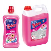 UNIWERSALNY PŁYN DO MYCIA KWIATOWY TYTAN 5kg+1,25l