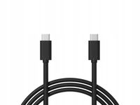 PRZYŁĄCZE KABEL USB C - USB C 2.0 1M SZYBKE ŁADOWANIE TRANSFER DANYCH MOCNY
