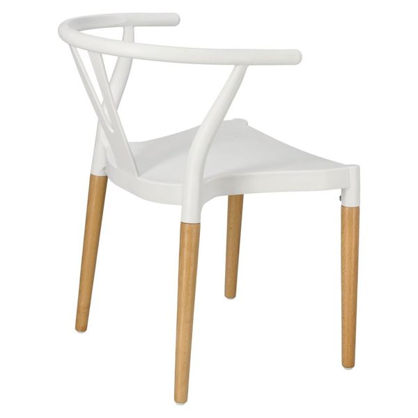 Krzesło Wicker PP Simplet białe zdjęcie 5