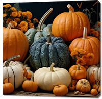 Obraz 90x90cm Jesienne Urodzaje