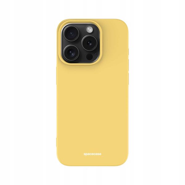 Spacecase Silicone Case Iphone 15 Pro Yellow zdjęcie 9