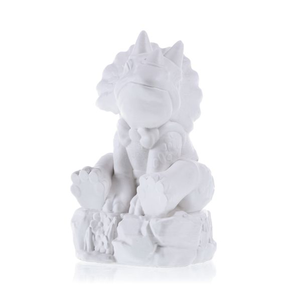 Kolorowanka 3D Elegant Dino Figurka gipsowa zdjęcie 4