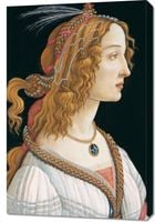 Obraz 60x90cm Portrait of a Lady, Botticelli Vintage do Salonu