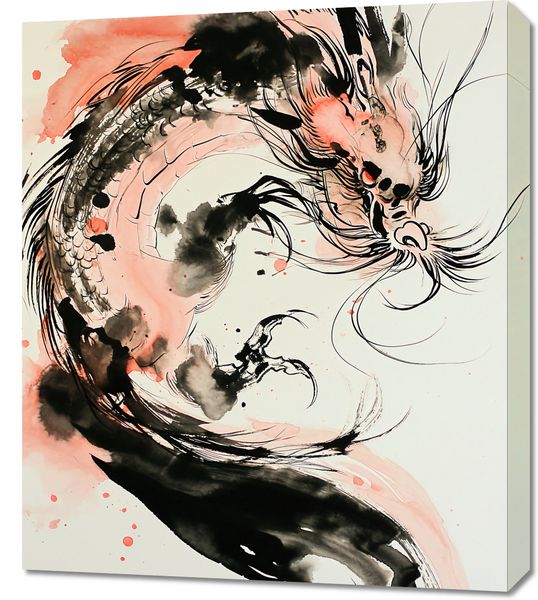 Obraz 60x70cm Smocza Furia zdjęcie 1