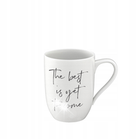 Villeroy&Boch Kubek 340ml z napisem biały uniwersalny do kawy