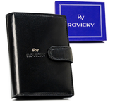 elegancki, skórzany portfel męski - rovicky