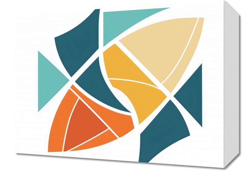 Obraz 40x30cm Geometria Wiatru zdjęcie 1