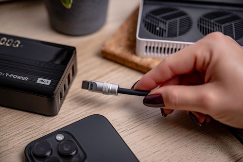 Kabel Newell USB-C - USB-C 100 W, 2 m, silikonowy, czarny na Arena.pl