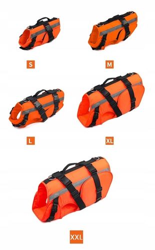 KAPOK dla Psa do Pływania Kamizelka Ratunkowa do Wody z Odblaskami roz. L na Arena.pl