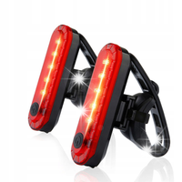 TYLNA LAMPKA ROWEROWA ŚWIATŁO USB TAILLIGHT 2SZT