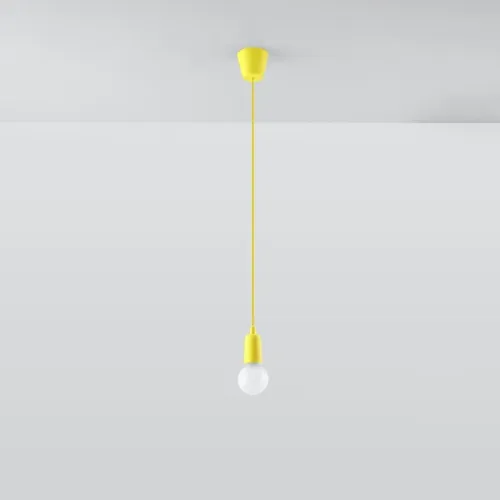 Lampa wisząca DIEGO 1 żółta na Arena.pl