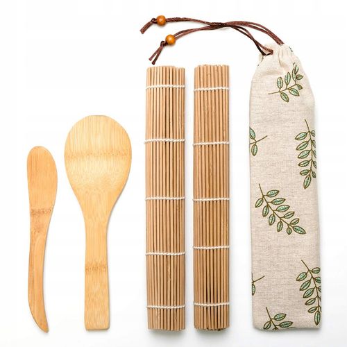 MATA DO SUSHI + AKCESORIA DREWNIANE na Arena.pl