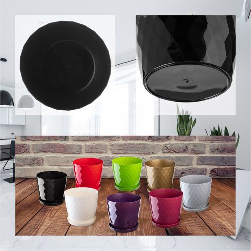 DONICZKA OSŁONKA Z PODSTAWKĄ DONICA 20cm 9X KOLOR na Arena.pl