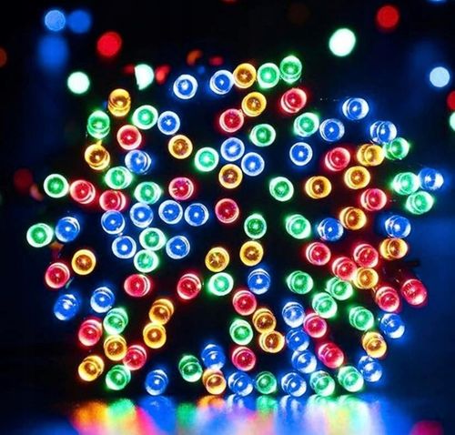 LAMPKI CHOINKOWE ŚWIĄTECZNE SOLARNE 200 LED ZEWNĘTRZNE MULTIKOLOR na Arena.pl