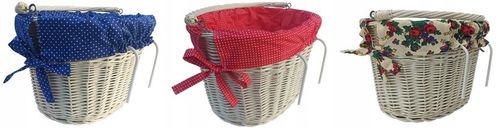 KOSZYK PRZEDNI NA ROWER ZAKUPY DUŻY KOSZ WIKLINOWY ROWEROWY STYLOWY Z1 na Arena.pl