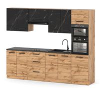 Zestaw Mebli Kuchennych Marra 2.6m Kuchnia Nowoczesna San Sebastian Wotan