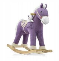 MILLY MALLY Koń na biegunach Pony purple (MUSTANG PP)