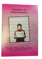 karnet + koperta duży a4 skazana na pełnoletność  18-nastka