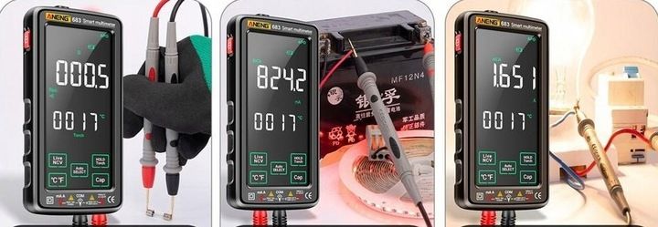 Multimetr cyfrowy ANENG 683 AC/DC 6000 zliczeń zdjęcie 5