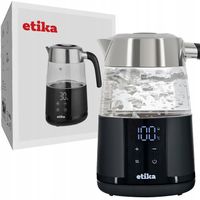 CZAJNIK ELEKTRYCZNY Z REGULACJĄ TEMP. SZKLANY MOCNY NIEZAWODNY 1,7 L 2200W