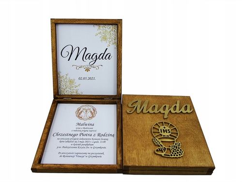 Zaproszenie Na Komunię Komunijne Dla Chrzestnych na Arena.pl