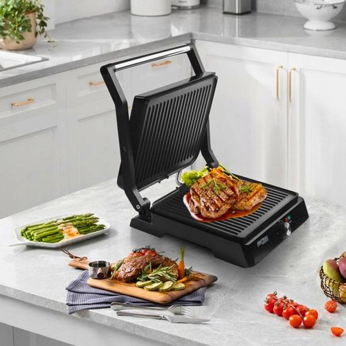 GRILL OPIEKACZ TOSTER ELEKTRYCZNY DO KANAPEK PANINI ROZKŁADANY DUŻY na Arena.pl