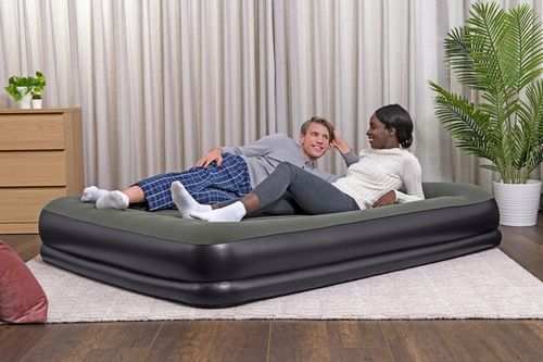 MATERAC DMUCHANY WELUROWY 2 OSOBOWY 203x152x36 cm ŁÓŻKO BESTWAY 67699 na Arena.pl