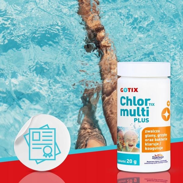 Chlor do Basenu Jacuzzi SPA Tabletki Multifunkcyjne Chemia do Basenu - zdjęcie 3