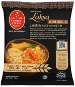 Zupa instant Singapore Laksa La Mian z makaronem pełnoziarnistym, pikantna 144g - Prima Taste