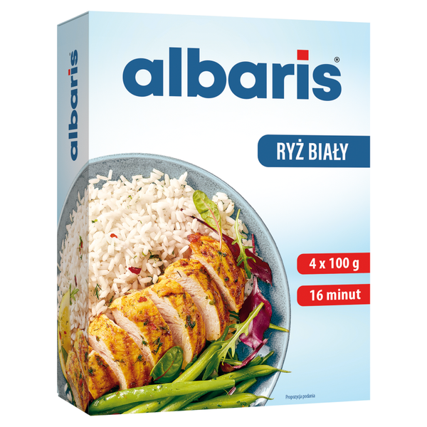 Albaris Ryż biały 400 g (4 x 100 g) zdjęcie 2
