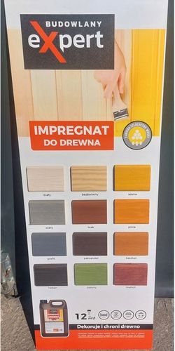 TRWAŁY IMPREGNAT DEKORACYJNY I FARBA 2w1 DO DREWNA OGRODOWEGO Z WOSKAMI 10L na Arena.pl