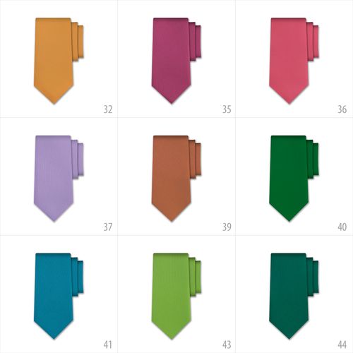 Krawat jednolity amarantowy - jasny na Arena.pl