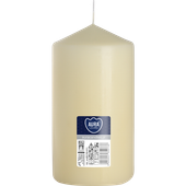 Świeca pieńkowa walec BISPOL Aura sw80/150-011 (ecru) ~66h